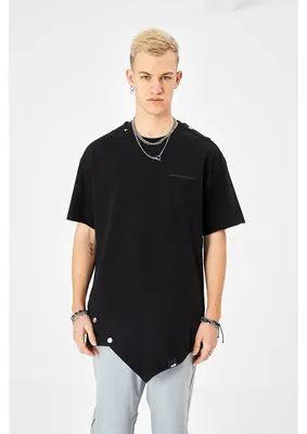 Obrázek produktu pro Bavlněné tričko Oversize Fit 320gsm (S) Black