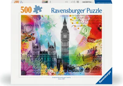 Immagine prodotto di Ravensburger Puzzle Grüße aus London, Erwachsenenpuzzle, 500 Teile, 12000309