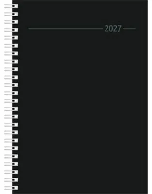 Produktbild von Wochenplaner Balacron schwarz A5 Ringbuch 2027