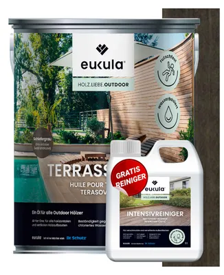 Produktbild von Eukula Terrassen-Öl, 2,5 Liter, Schiefergrau