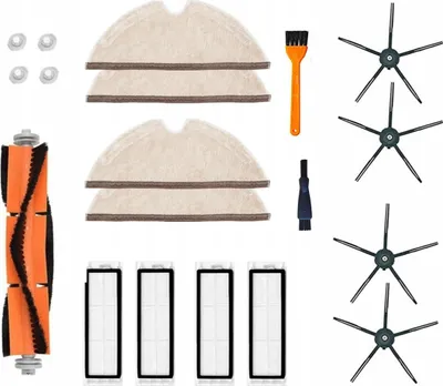 Immagine prodotto di Set di ricambi compatibili con Roborock S6, S60, S65, S5, S6 Pure, E4 MAX Accessori per aspirapolvere