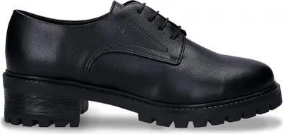 Zdjęcie produktu dla Wegańskie buty derby damskie | Moe Black | Zrównoważona moda