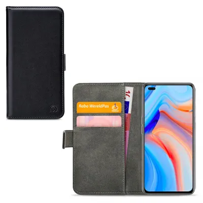 Produktbild von Mobilize Classic Gelly Wallet Handyhülle für OPPO Reno 4 5G Hülle Klapphülle Geldbörse - Schwarz