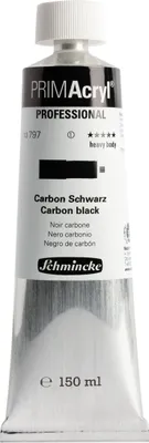 Produktbild von Schmincke PRIMAcryl Professional Acrylfarbe 150 ml - 797 Carbonschwarz