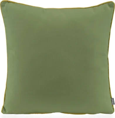 Produktbild von H.O.C.K. Classic Uni Outdoor Kissen 50x50cm PIPE lindgrün mit Keder grün