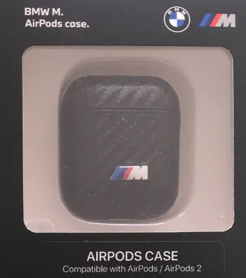Produktbild von BMW Airpods Box schwarz Carbon M Collection für AirPods 1 AirPods 2