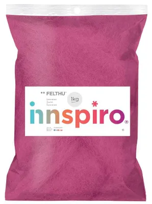 Wolvilt, rosa, 1000 g – zum Basteln und Filzen