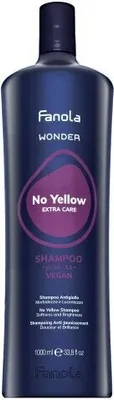 Produktbild von Fanola Wonder No Yellow Extra Care Shampoo Shampoo für die Neutralisierung der gelben Töne 1000 ml