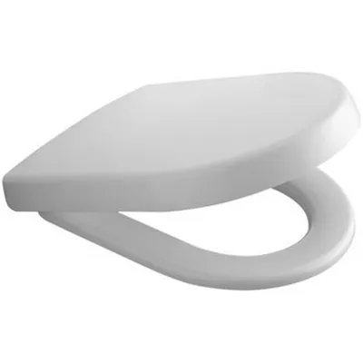 Produktbild von Villeroy & Boch Subway WC-Sitz 9M55Q1 mit QuickRelease - Funktion Scharniere aus Edelstahl Weiß Alpin - 9M55Q101