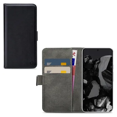 Imagen del producto de Funda tipo libro con efecto gelly, color negro, para Google Pixel 9/9 Pro, marca Mobilize