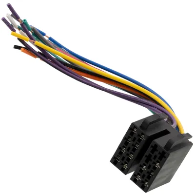 ISO-Kombistecker 5+8-polig, 165 mm, Kabelbaum für Autoradio
