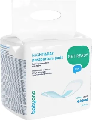 Produktbild von BabyOno Wochenbettbinden DAY&NIGHT 10 Stk
