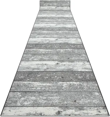 Produktbild von Läufer Antirutsch 100 cm Holz Tafel grau Grau 100x100 cm