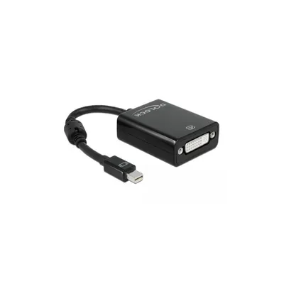 Produktbild von DeLOCK Adapter mini Displayport, 0,18 m, Mini DisplayPort, DVI-I, Männlich, Weiblich, Schwarz