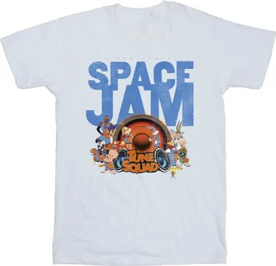 Produktbild von Space Jam: A New Legacy - "Tune Squad" T-Shirt für Herren BI51864 (XXL) (Weiß)