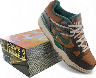 Zdjęcie produktu dla Nike x Nigo Air Force 3 Low SP "Baroque Brown" Braun, Größe: 44,5