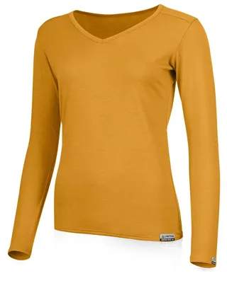 Produktbild von EVA ist ein Damen Merino-Langarmshirt.