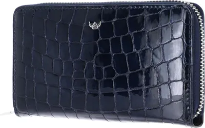 Image de Golden Head Cuir porte-monnaie Cayenne RFID Protect RV-Damenbörse 2804 Nachtblau bleu marine