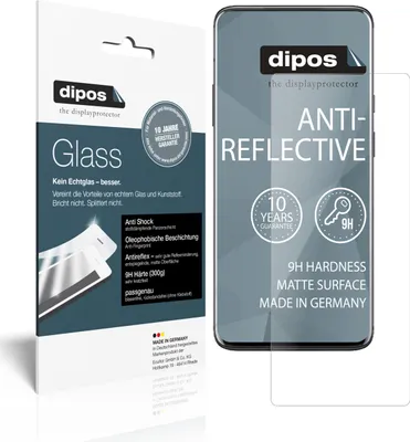 Obrázek produktu pro 2x ochranná fólie pro OnePlus 7 Pro 5G matná - anti-shock 9H fólie dipos Glass plastové sklo