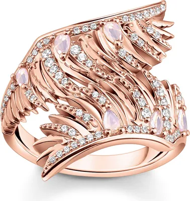 Thomas Sabo TR2409-323-9 Damenring Phönix-Flügel Roségoldfarben 1