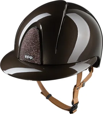 Obrázek produktu pro KEP Smart Nova Metal Polish beige Strap Polo Visor Star Jezdecká přilba
