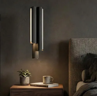 Image de Suspension LED Ideal Lux 3000K noire IP20 DORICA 366487