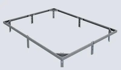 Produktbild von Stahlfundament für Gewächshäuser 3x6m
