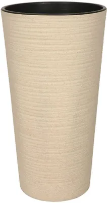 Produktbild von Hochkübel Lilia ECO Strip ø 19 / H=36 cm - creme