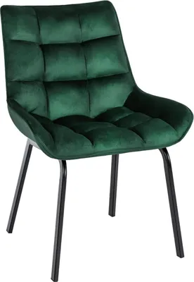 Produktbild von Esszimmerstuhl - Küchenstuhl - Ergonomisches Design, bequemer Sitzkomfort | Farbe: Grün | Material: Weich
