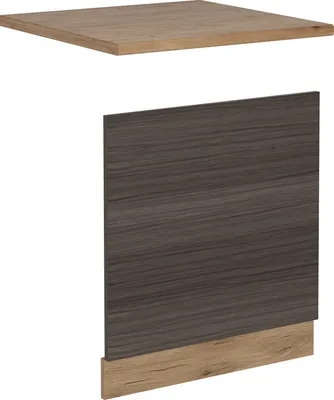 Produktbild von Frontblende Vicco R-Line Edelgrau 60 cm , AP Eiche, Model 53578