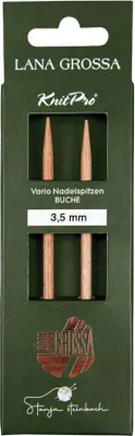 Produktbild von Lana Grossa - Nadelspitzen Vario Holz Buche lang 3,5mm