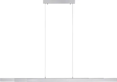Produktbild von JUST LIGHT LED Pendellampe LUZI ausziehbar,höhenverstellbar, Lichtfarbe warmweiß silber Wohnzimmer, Esszimmer, Küche