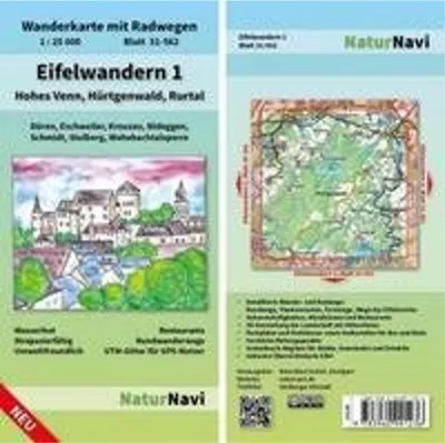 Produktbild von Eifelwandern 1 - Hohes Venn, Hürtgenwald, Rurtal 1 : 25 000