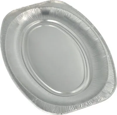 Produktbild von Papstar Servierplatte aus Aluminium, 33 x 23 cm