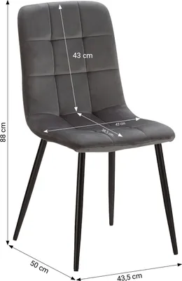 Produktbild von Homestyle4u Esstisch mit 2 Stühle Set Essgruppe mit 2 Stühlen hell Weiß Samt Grau hell Weiß 80x80 cm Küchentisch mit Stühle Esszimmergruppe