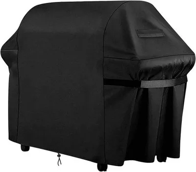 Produktbild von Gasgrillabdeckung aus schwarzem Nylon - 1 Stück