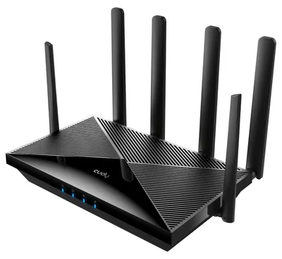Zdjęcie produktu dla Cudy P5, Wi-Fi 6 (802.11ax), Dual-band (2.4 GHz/5 GHz), Przewodowa sieć LAN, 5G, Czarny, Router biurkowy