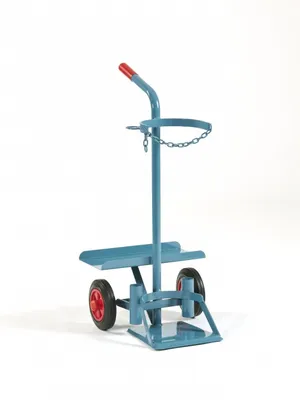 Produktbild von NIES Modellserie F1 Flaschenwagen für 1 x 20 l, Vollgummireifen oder Luftreifen:Vollgummireifen 200 mm