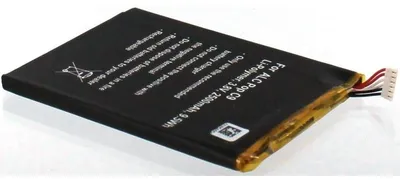 Produktbild von Akku für Alcatel TLP025A2 Li-Pol 3,8 Volt 2500 mAh schwarz.