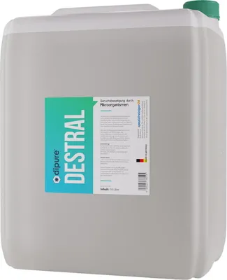 Produktbild von dipure® DESTRAL Geruchsneutralisierer mit Mikroorganismen 10 Liter Kanister