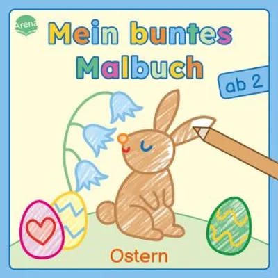 Image de Mon livre de coloriage coloré à partir de 2 ans. Pâques