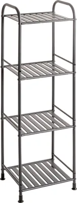 Produktbild von HAKU Regal Badregal anthrazit - Metall, B/H/T: 33x108x28 cm