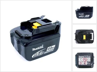 Zdjęcie produktu dla Makita BL1440, Bateria, Litowo-jonowa (Li-Ion), 4 Ah, 14,4 V, Makita, Czarny