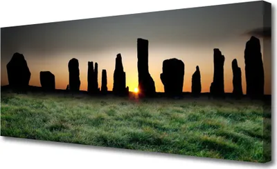Produktbild von Tulup Leinwand-Bilder 125x50 Wandbild Canvas Kunstdruck Felsen Kunst