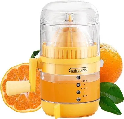 Obrázok produktu pre Odšťavovač na citrusové plody 2 v 1 s vekom a rukoväťou na citróny, pomaranče a grapefruity