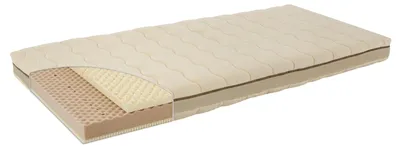 Produktbild von Träumeland Matratze Naturstern 140 x 200 x 15 cm Kindermatratze Jugendmatratze