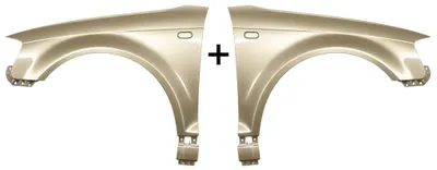 Image de Cache-boue Audi A3 8P, gauche et droite, référence LY1R, modèle 03-08, neuf, repeint