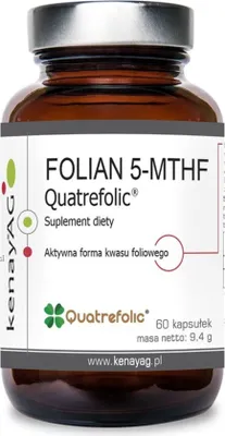 Obrázok produktu pre Kenay doplnky stravy Folian 5 Mthf Quatrefolic, 3076