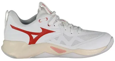 Obrázok produktu pre Mizuno Wave Momentum Pro – dámske halové tenisky, biela farba, veľkosť EU 42. Dámske, biela farba, veľkosť EU 42