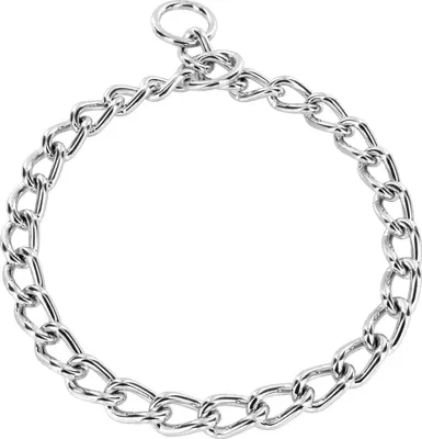 Produktbild von Sprenger Halskette, extra stark - runde Glieder - Stahl verchromt, 5,0 mm, 60 cm